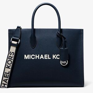 Mirella Medium Pebbled Leather Tote Bag